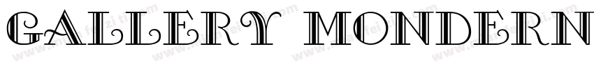 gallery mondern字体转换